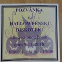 Halloweenska diskotéka 09.11.2018