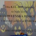 Halloweenska diskotéka 8.11. 2019